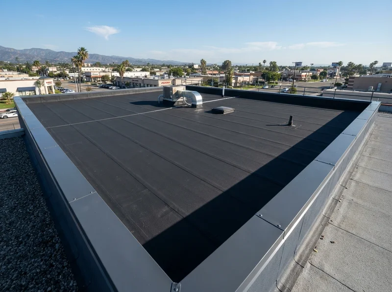EPDM flat roof membrane installation EPDM flat roof membrane installation