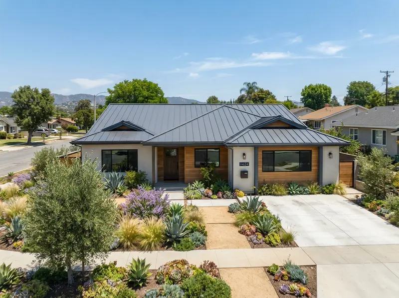Durable metal roof resisting high winds Durable metal roof resisting high winds