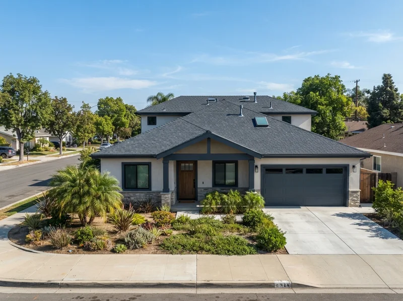 New architectural shingle roof installation New architectural shingle roof installation