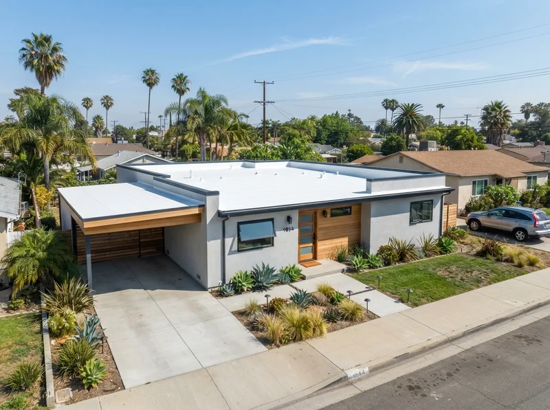 Modern TPO roofing installation in Panorama City
